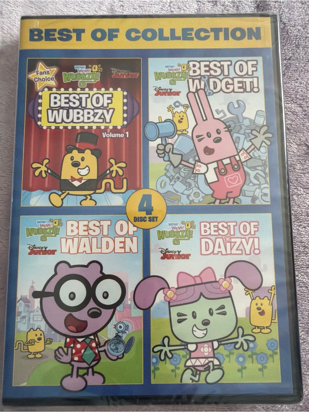 Wow Wow Wubbzy Best Of Collection 4 Disc DVD Set New Sealed